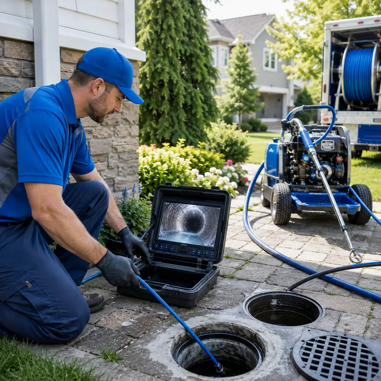 Outdoor drain cleaning professionals serving Mount Vernon, ME